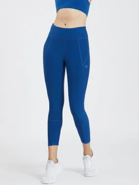 Creeluxe Curve Defining Denim Blue Ankle Length Leggings