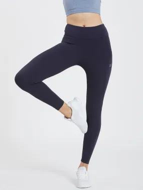 Creeluxe Curve Defining Navy Blue Ankle Length Leggings