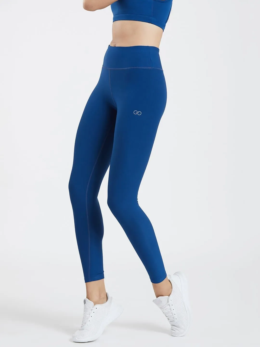 Creeluxe Flatter me Denim Blue Full Length Leggings