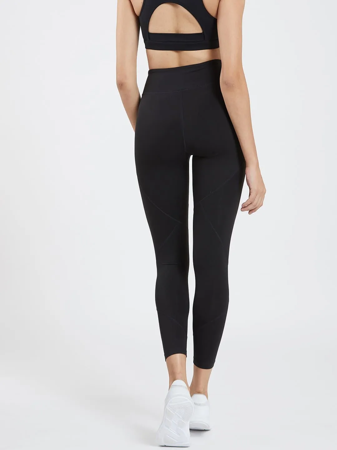 Creeluxe Graceful Black Ankle Length Leggings