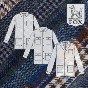 Custom Doyle, Teba, and Field Jackets Fox Brothers Tweed