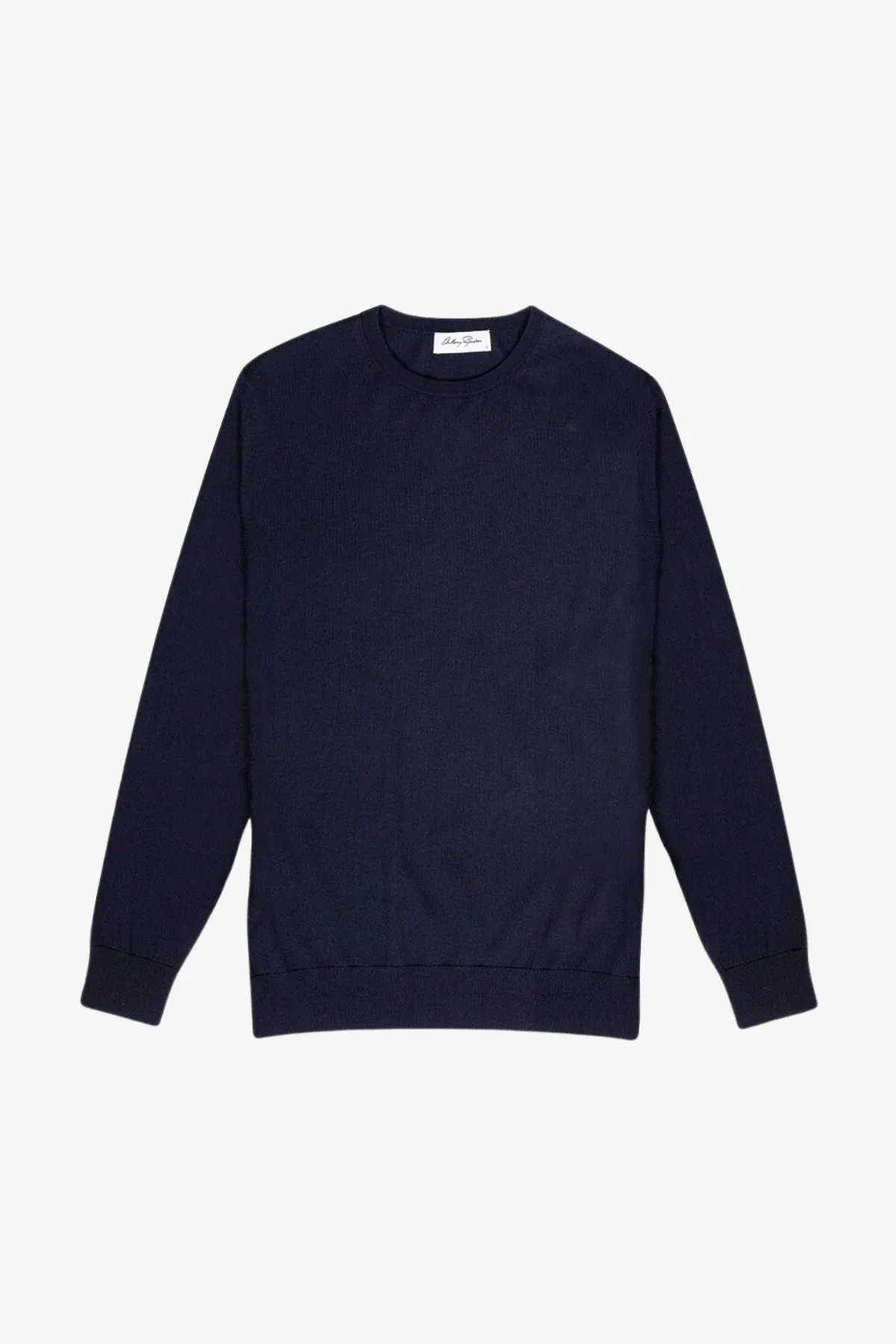 Devin - Navy Crewneck Knit