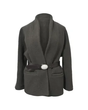 Elegant Wool Belted Coat