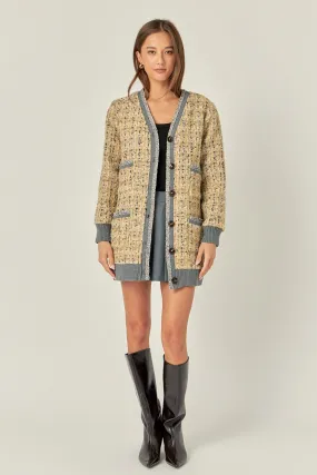 English Factory - Boucle Coat With Trim