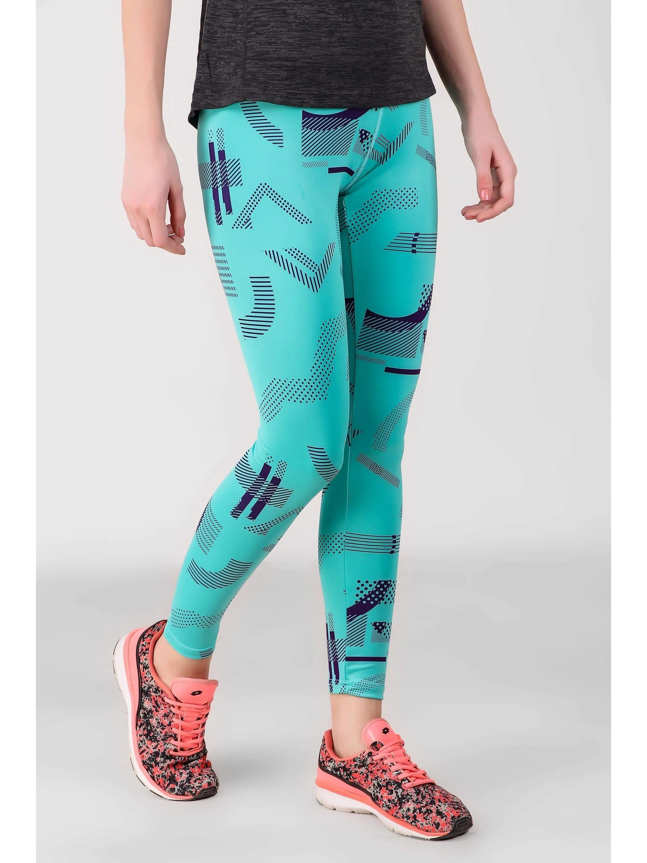 Essential Mint Geometrical Leggings