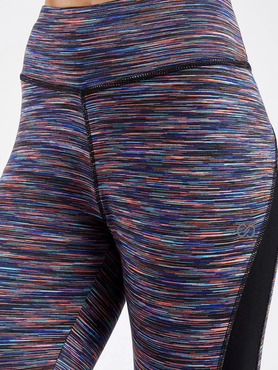 Essential Purple Spacedye Hardcore Capri Leggings