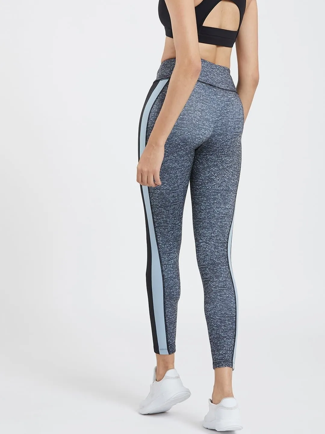 Essential Side Paneled Marl Full Length Leggings