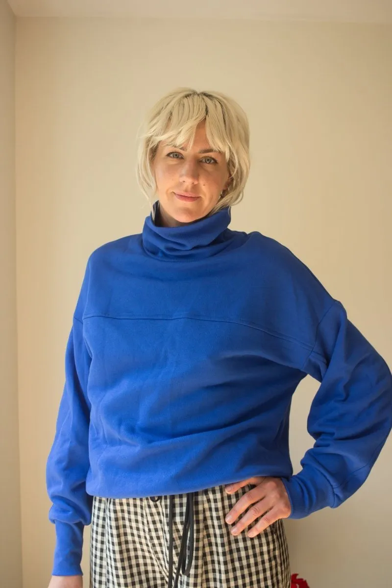 Eve Gravel Cradle Top - Cobalt (In-Store)