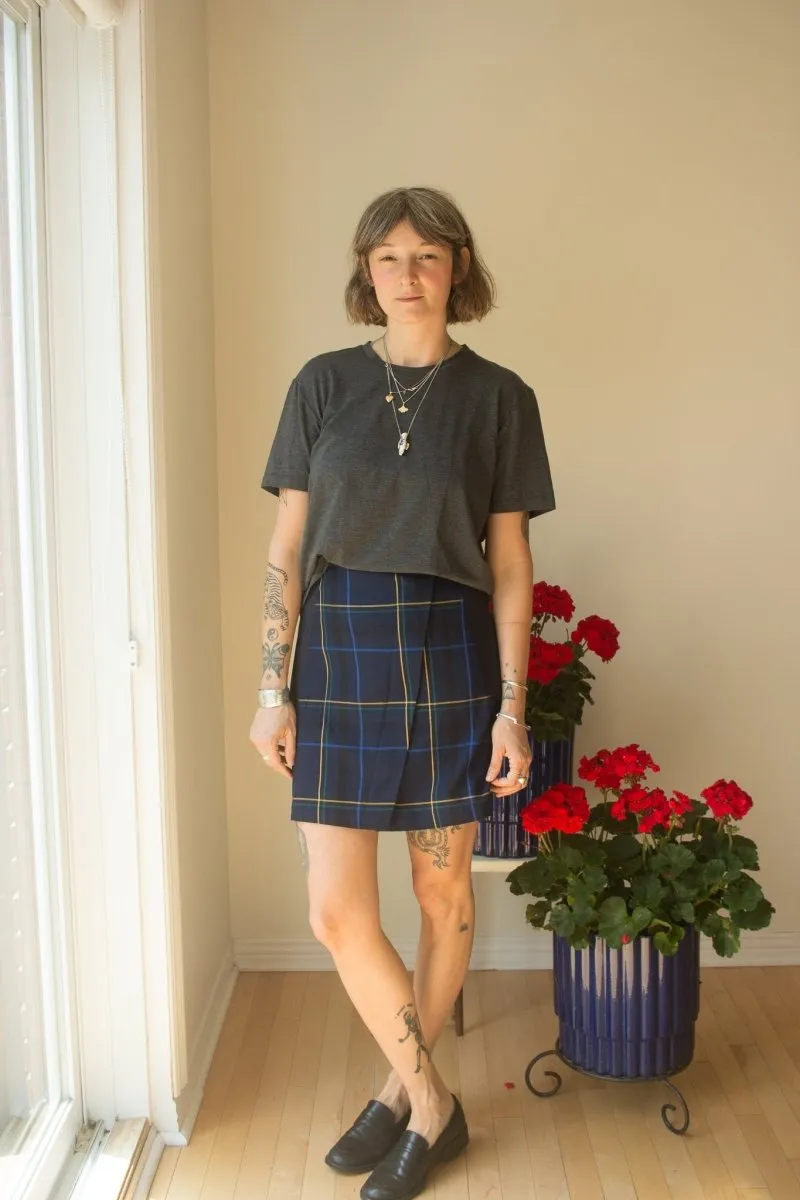 Eve Gravel Saana Skirt - Tartan (Online Exclusive)