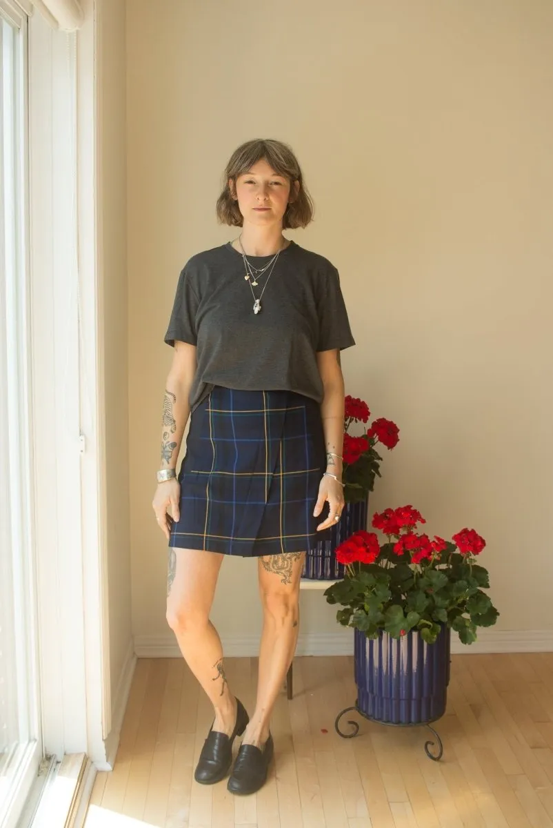 Eve Gravel Saana Skirt - Tartan (Online Exclusive)