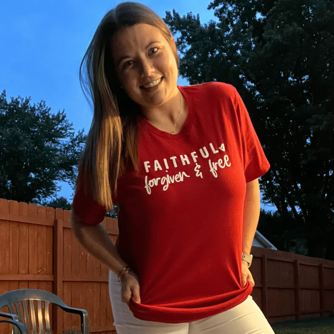 Faithful Forgiven & Free Unisex Shirt