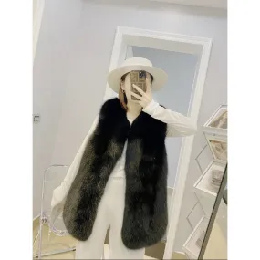 Faux Fur Vest Coat