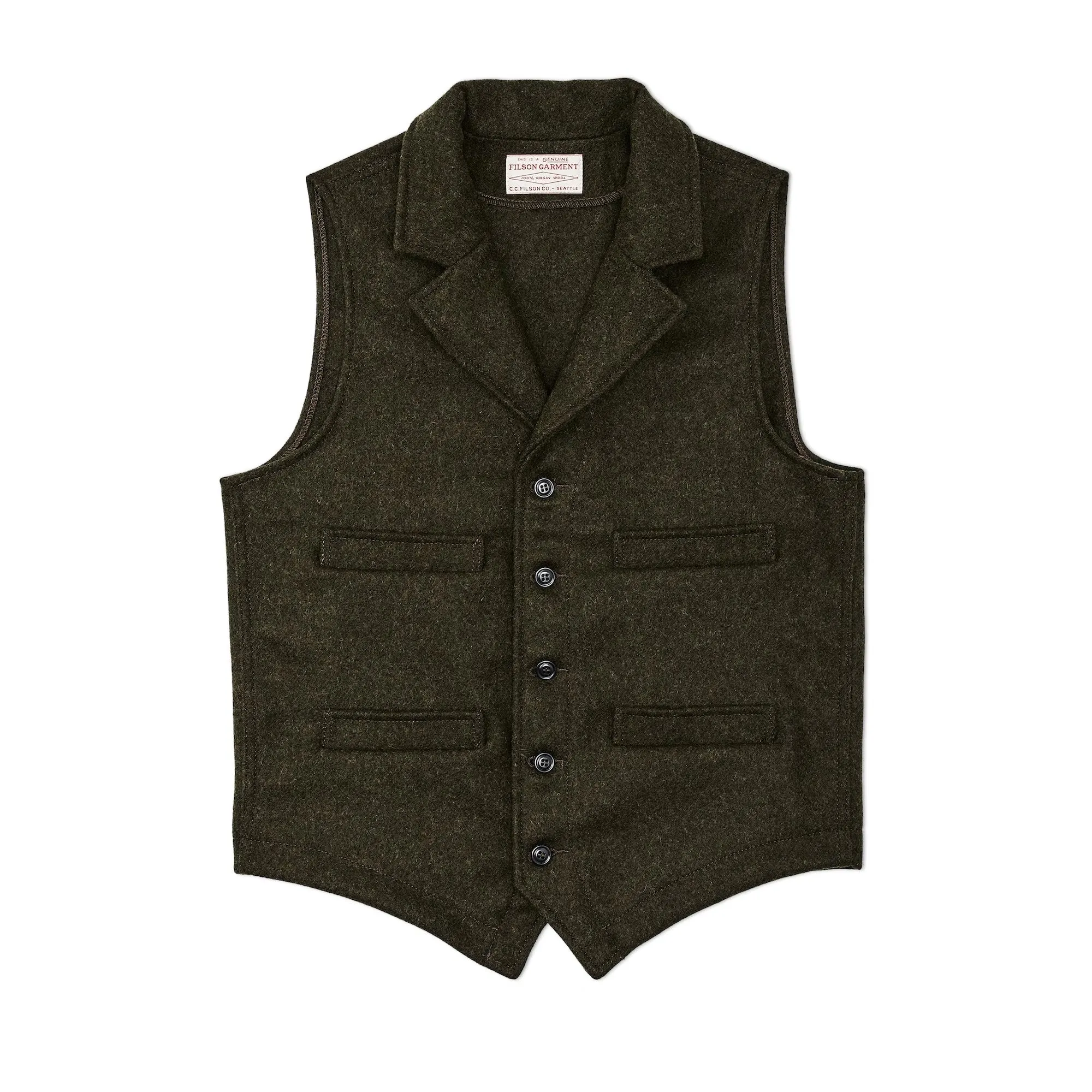 Filson Mackinaw Wool Western Vest