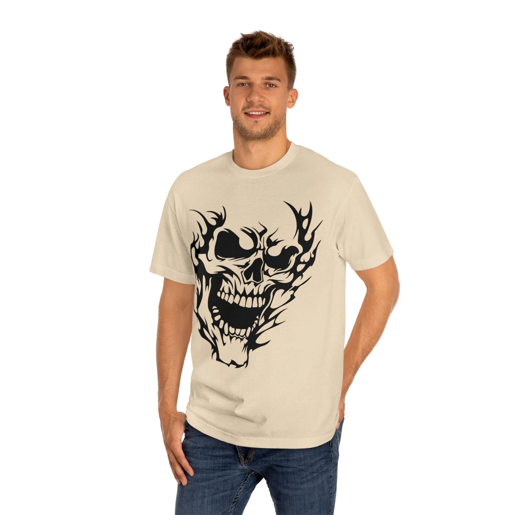 Flaming Skull Unisex Classic Tee