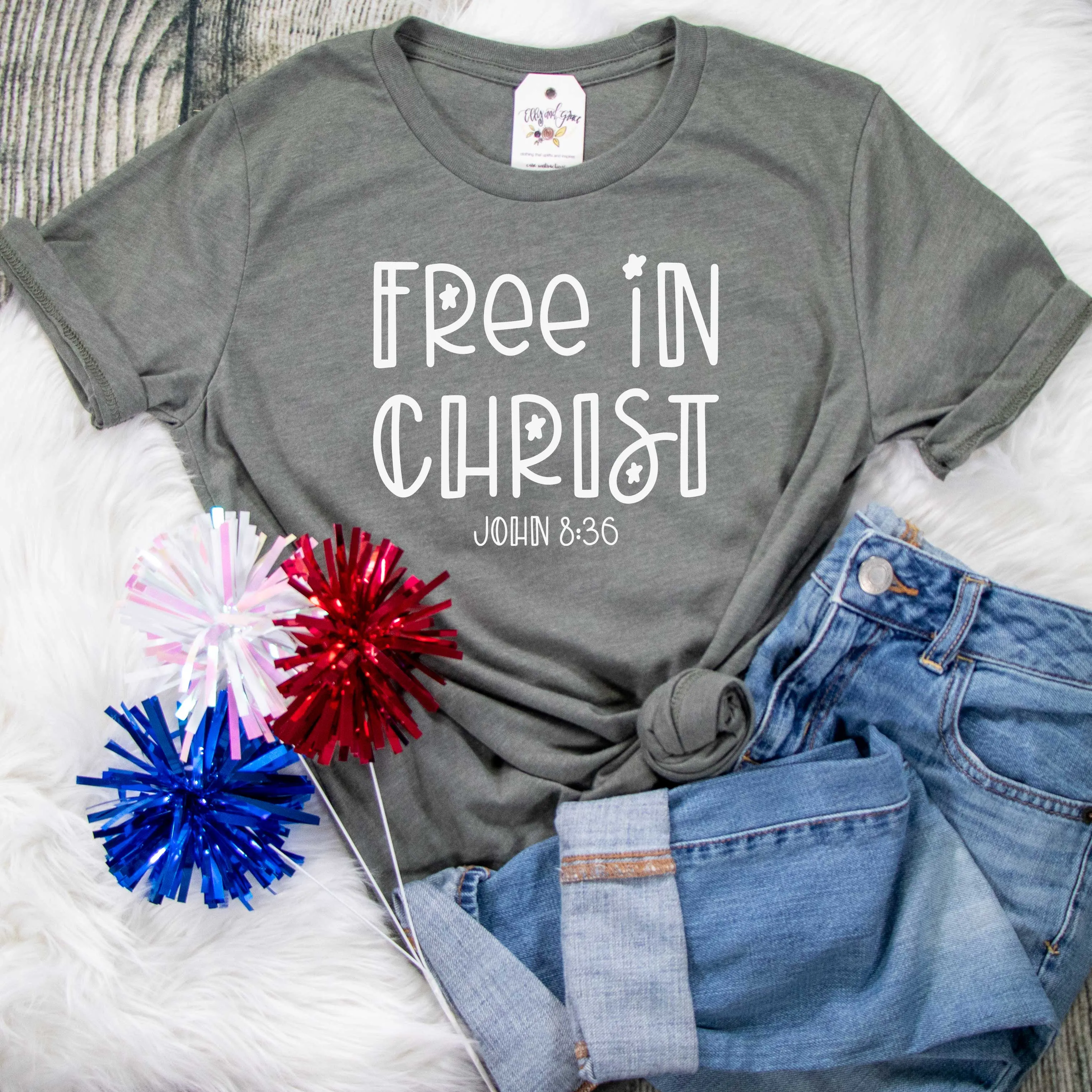 Free in Christ Unisex Shirt