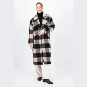 Fynch-Hatton Women's Checkered Wool Coat 24105830