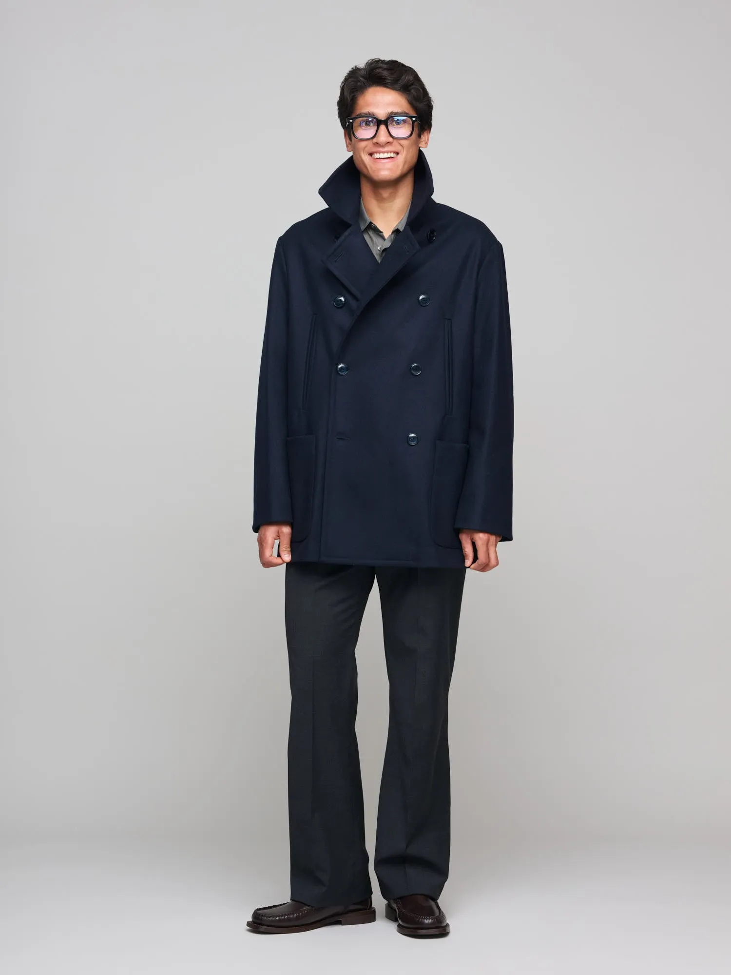 Gaban Coat, Navy