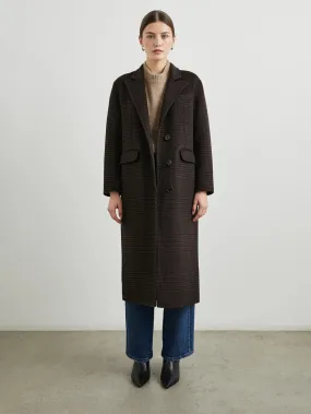 Gallery Coat - Espresso Houndstooth