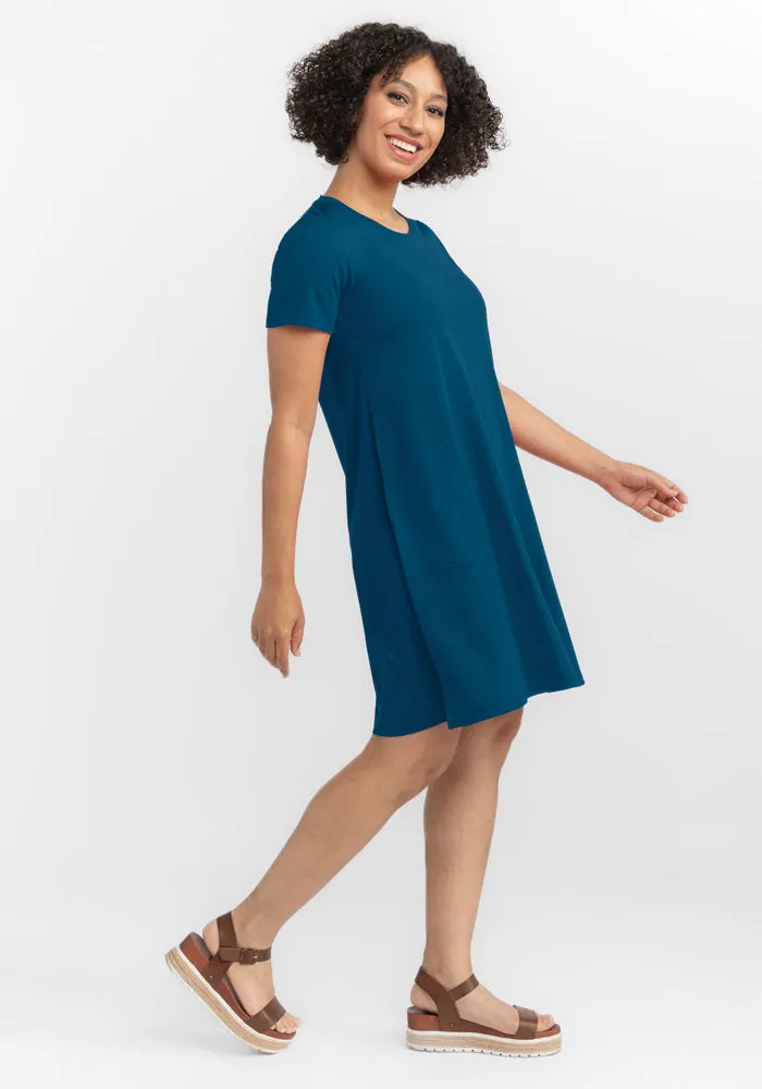 Georgie Dress - Real Teal