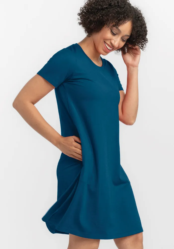 Georgie Dress - Real Teal