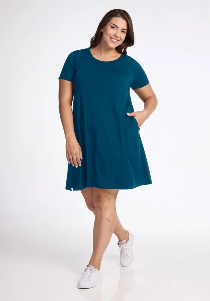 Georgie Dress - Real Teal