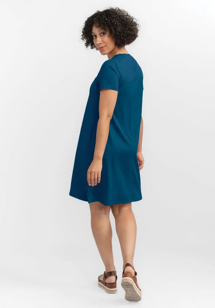 Georgie Dress - Real Teal