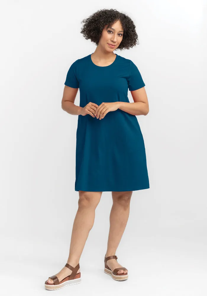 Georgie Dress - Real Teal