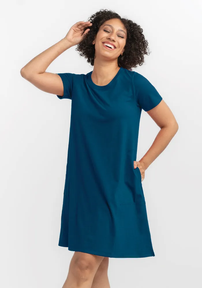 Georgie Dress - Real Teal