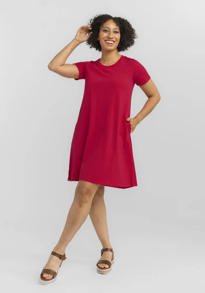 Georgie Dress - Viva Magenta