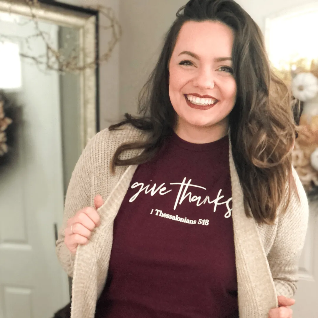 Give Thanks Jewel Tone Unisex Shirt