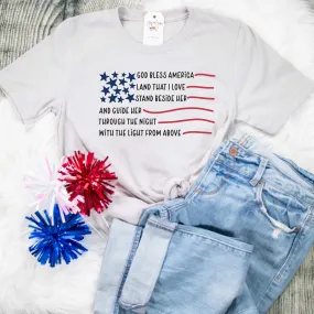 God Bless America Multicolor Unisex Shirt