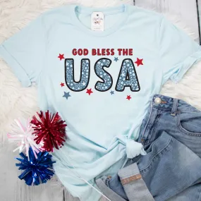 God Bless the USA Multicolor Unisex Shirt