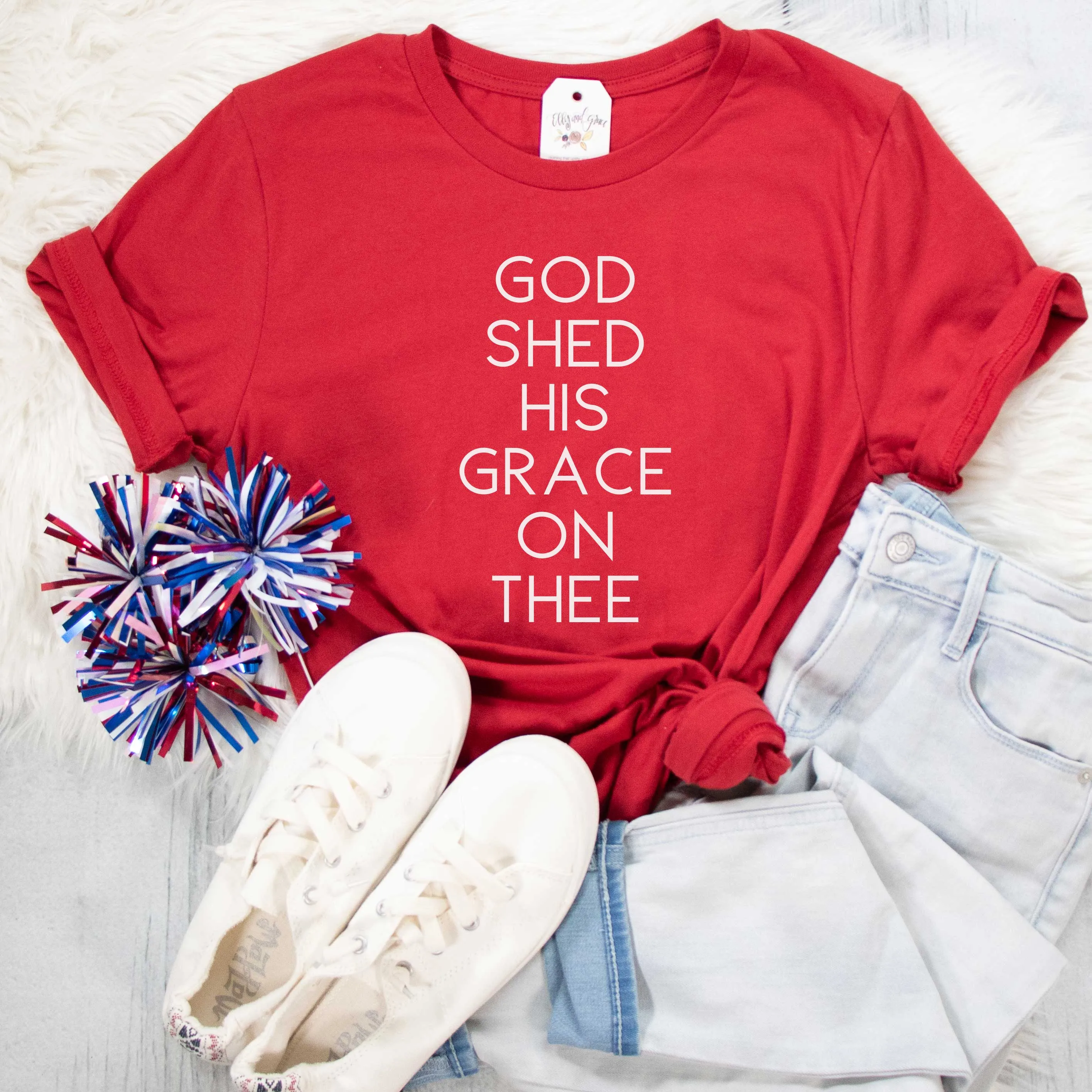 God Shed His Grace on Thee Unisex Shirt