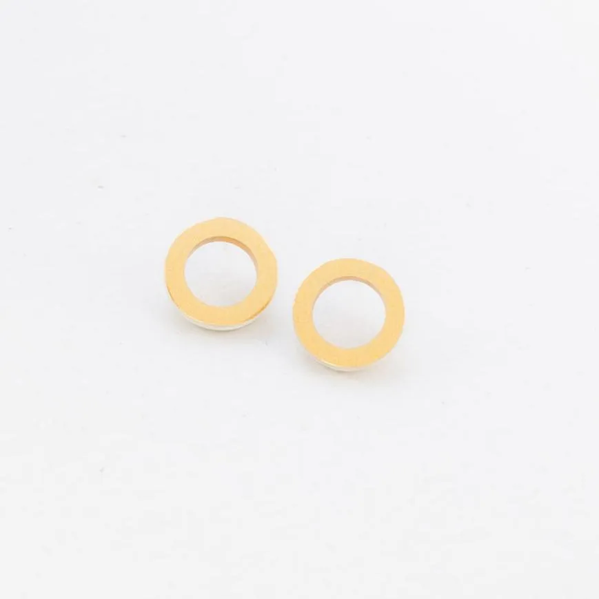 Gold Ring Studs