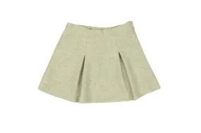 Green Wool Skirt