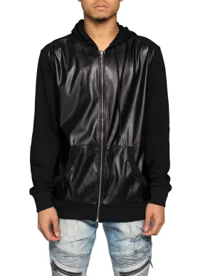 Gully Klassics Faux Leather Hoodie