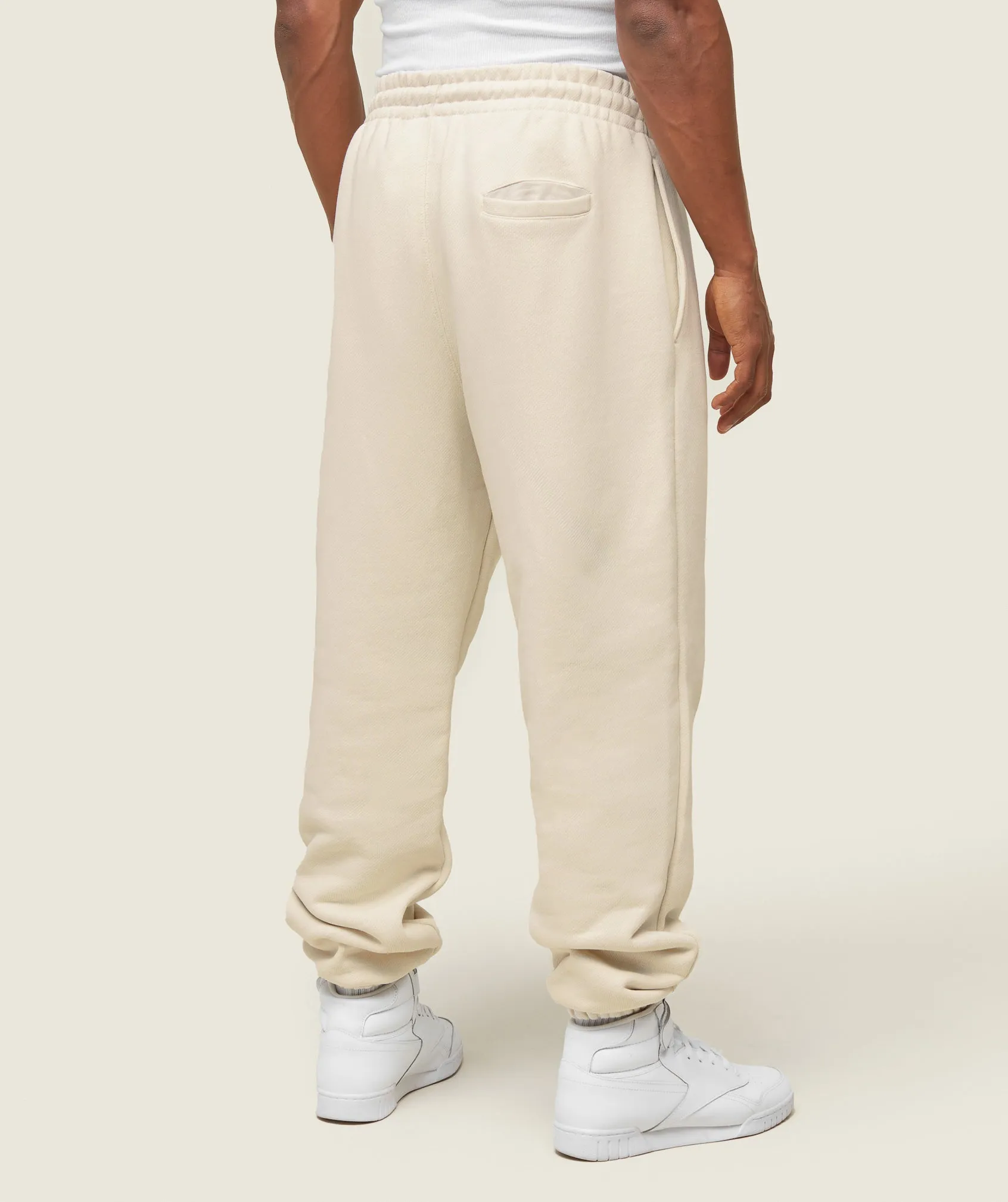 Gymshark everywear Relaxed Sweatpants - Oat White