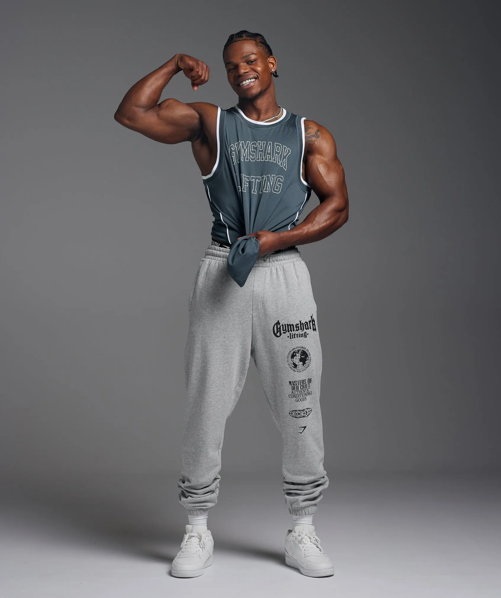 Gymshark Global Lifting Oversized Pants - Grey