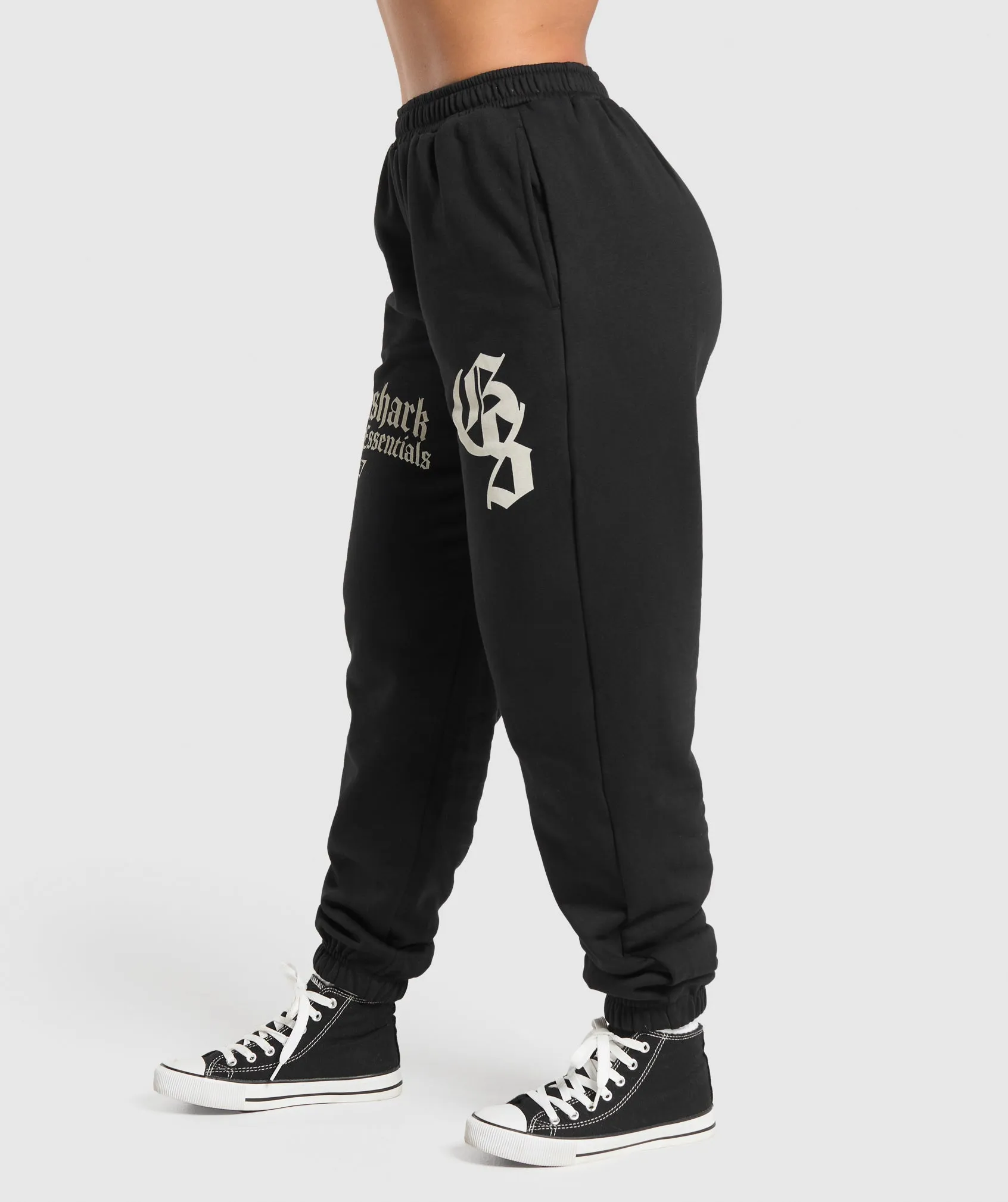 Gymshark Lifting Essentials Oversized Joggers - Black