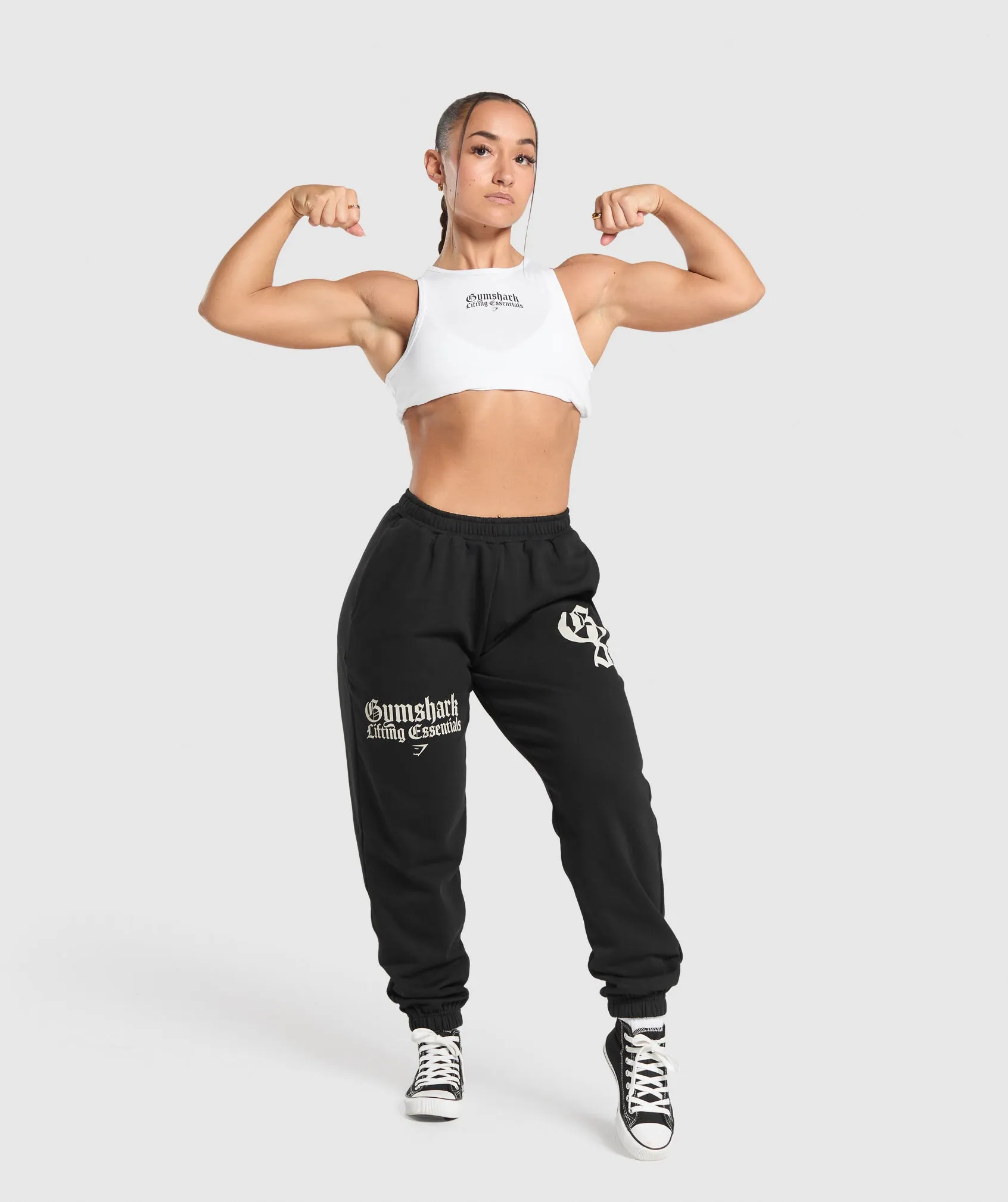 Gymshark Lifting Essentials Oversized Joggers - Black