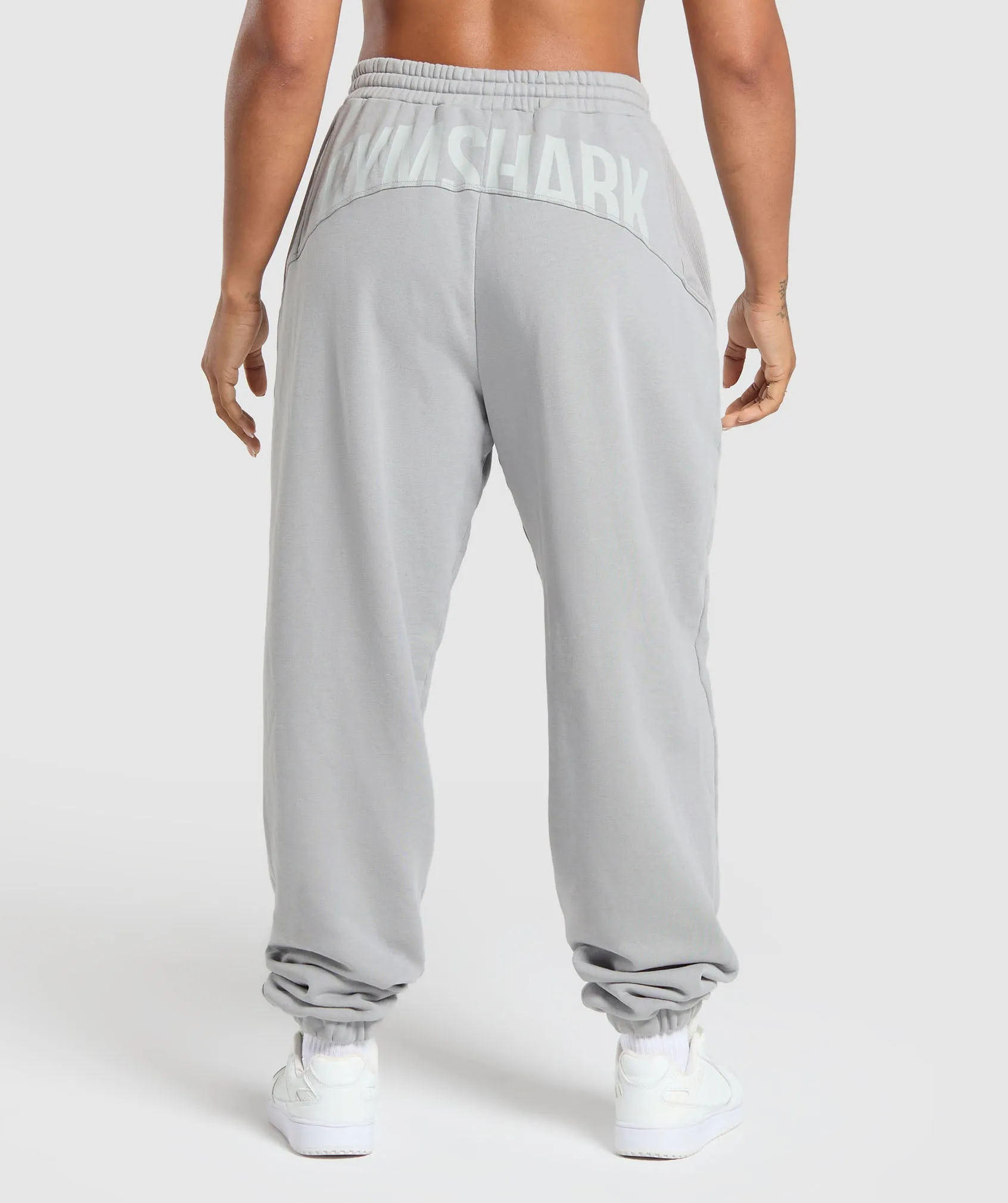 Gymshark Power Washed Joggers - Silver Grey