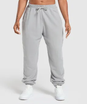 Gymshark Power Washed Joggers - Silver Grey