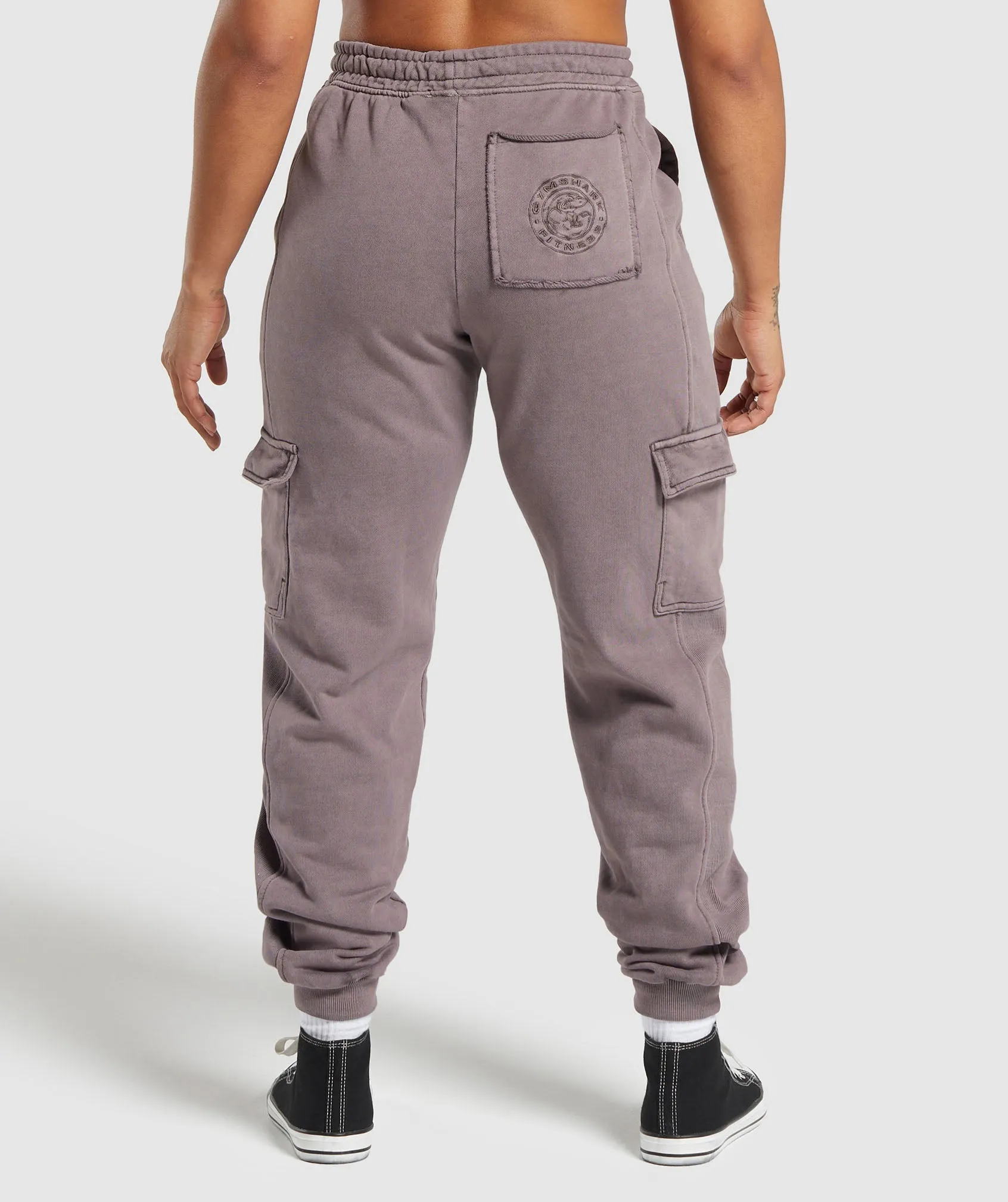 Gymshark Premium Legacy Joggers - Brushed Purple/Pigment Dye