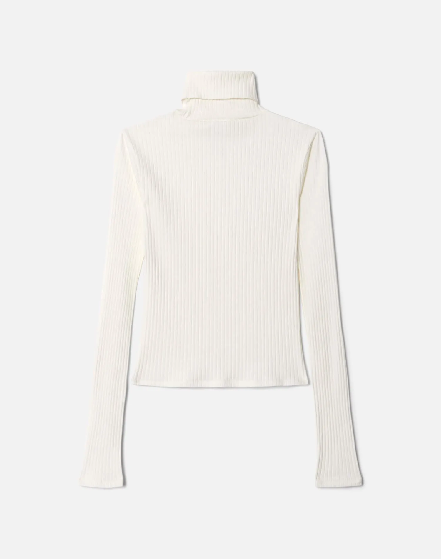 Hanes Ribbed Turtleneck - Vintage White