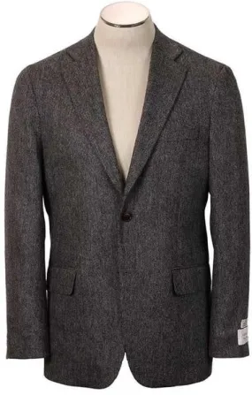 Hardwick Men's Bradley Shetland Gray Sport Coat