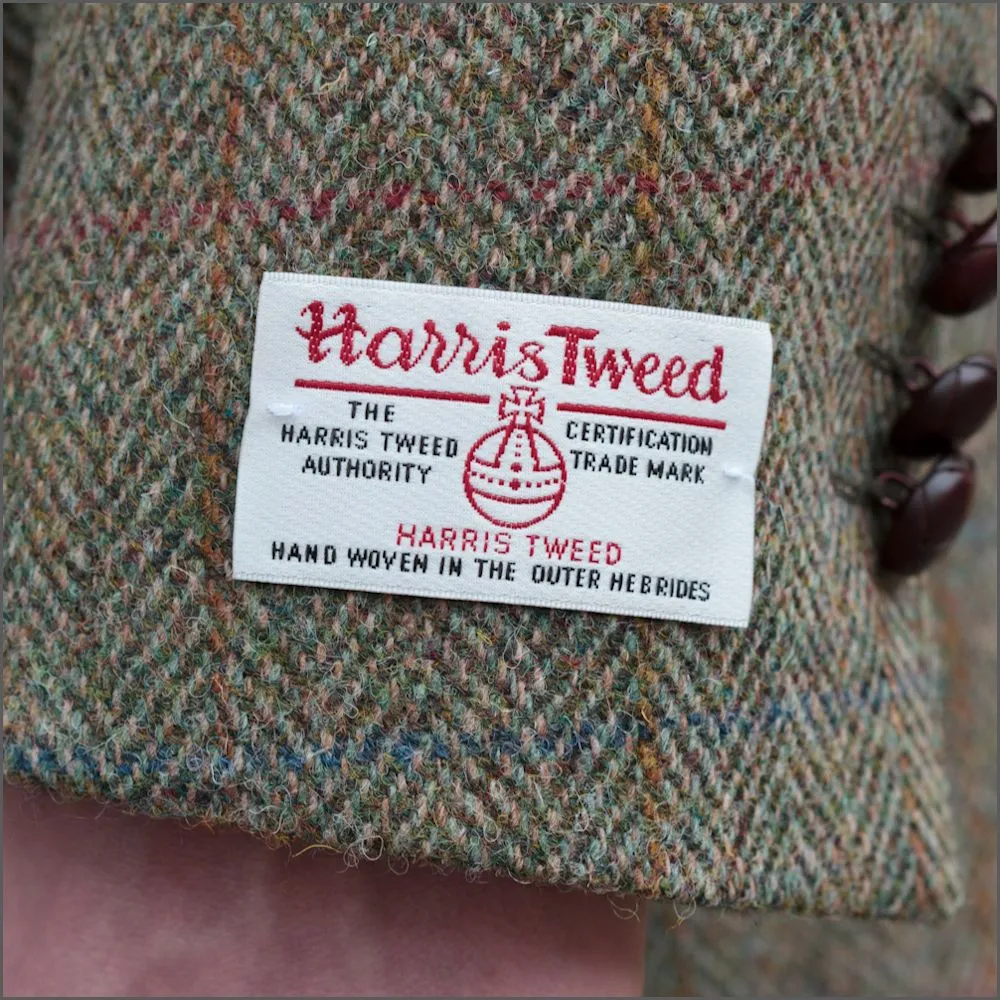 Harris Tweed Beige/Olive Herringbone 3pc Suit>