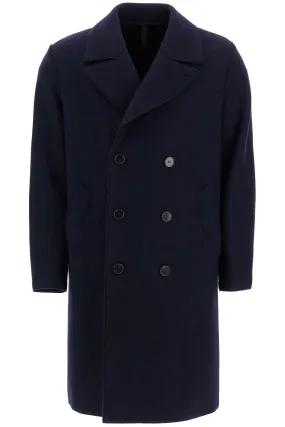 Harris Wharf London double-breasted wool coat in boiled