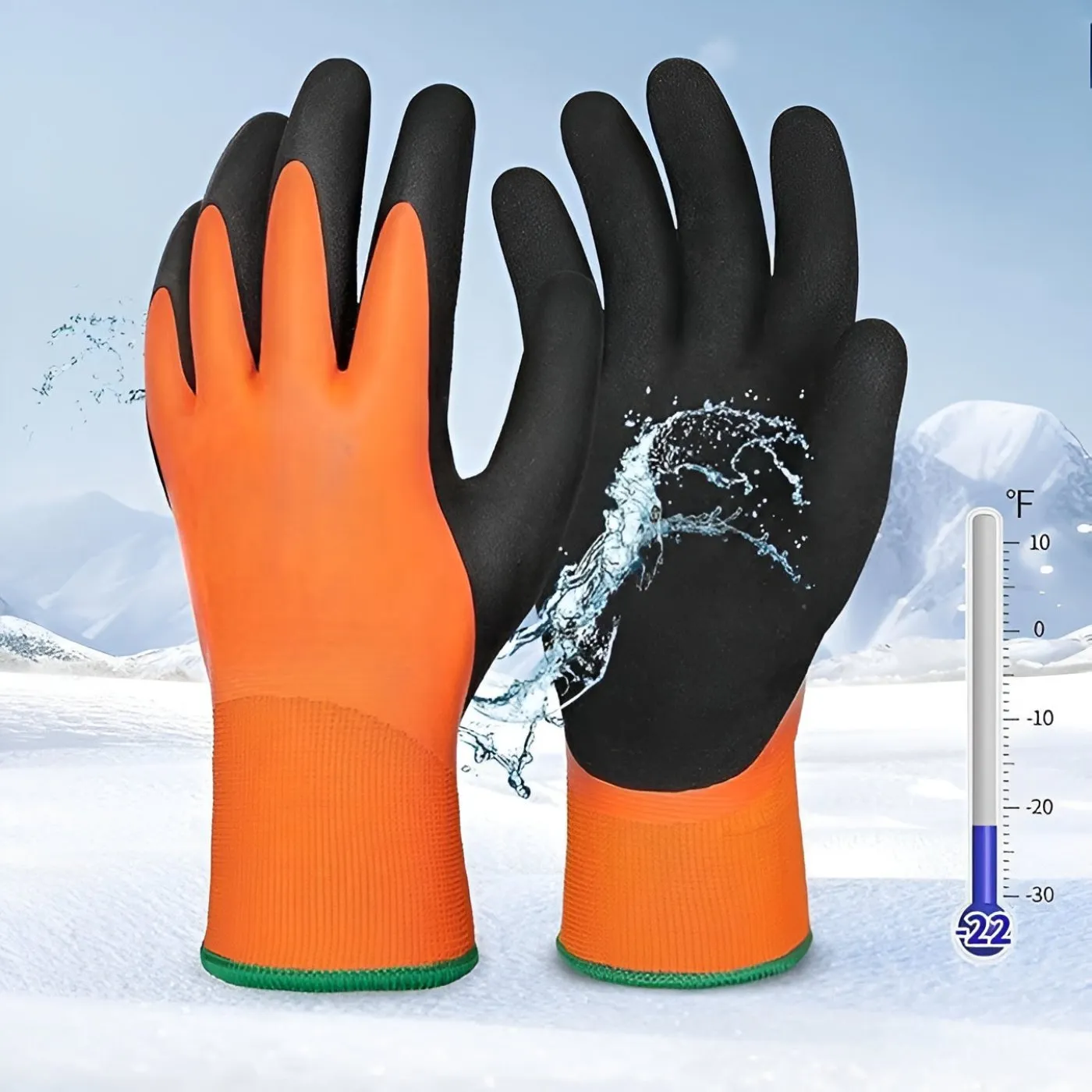 Heavy Duty Waterproof Thermal Work Gloves