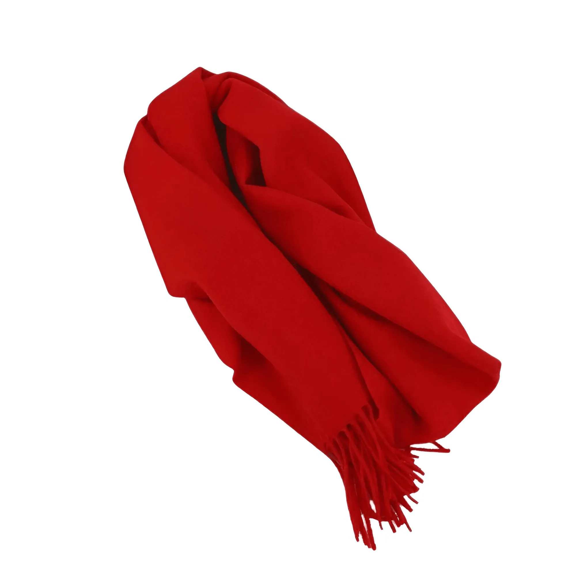 High Quality Men's Wool Scarf 100% Wool Solid Color Tassel Autumn Winter Business Versatile Classic Warm Soft