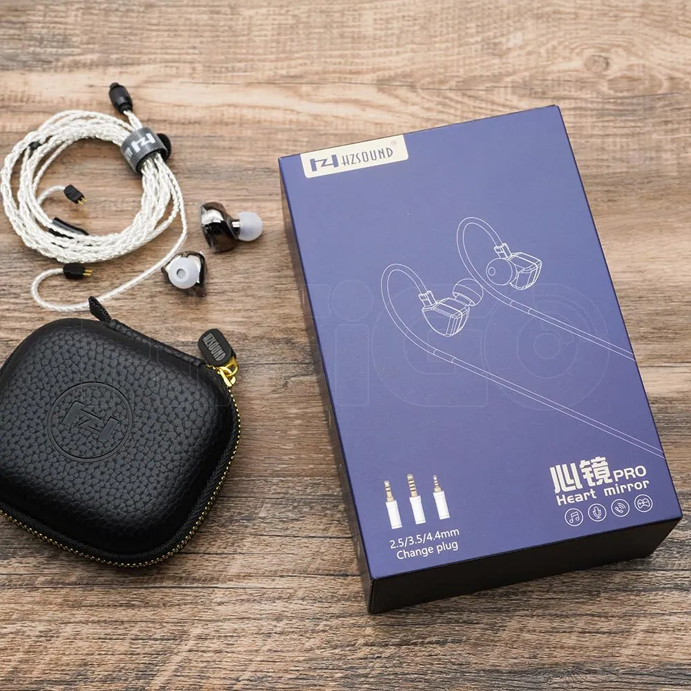 HZSound Heart Mirror Pro 10mm Dynamic Driver In-Ear Monitors With Mic & 2Pin Connectors